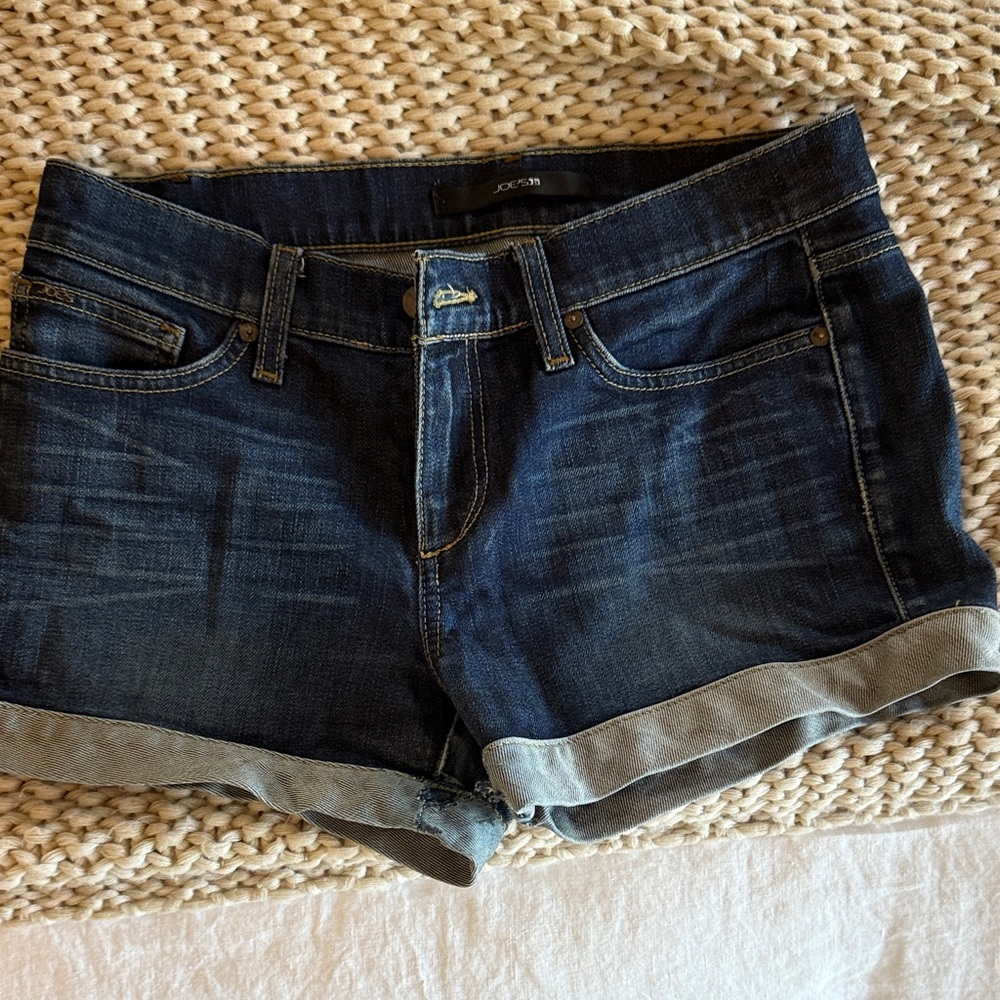 Joe's Jeans Dark Blue Jean Shorts